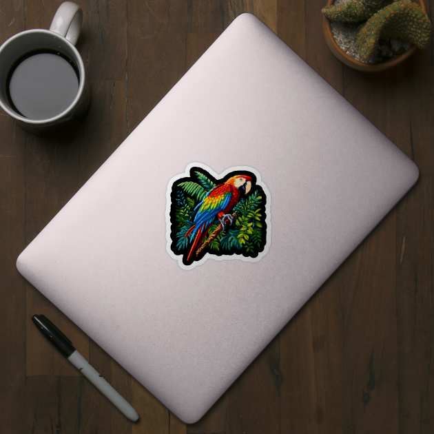 parrot owner by vaporgraphic